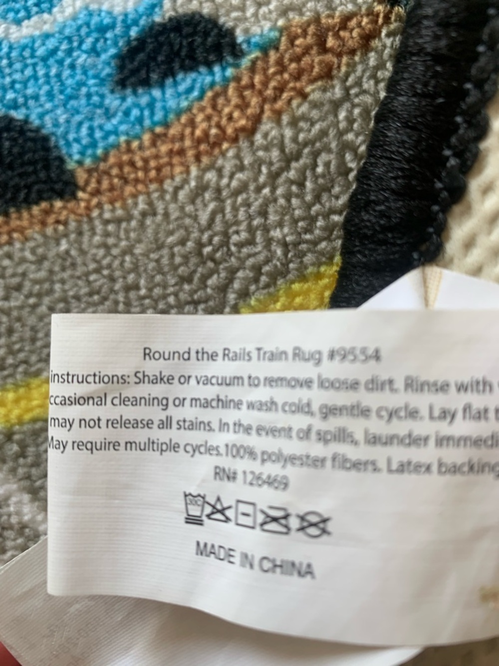 Melissa And Doug Round the Rails Train Rug - Picture 6 of 7